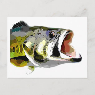Carte Postale Poisson basse