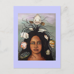 Carte Postale Poisson blanc