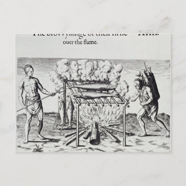 Carte Postale Poisson cuisine (Devant)