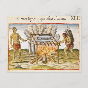 Carte Postale Poisson cuisine