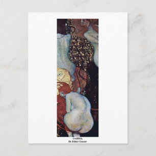 Carte Postale Poisson D'Or, Par Klimt Gustav