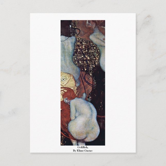 Carte Postale Poisson D'Or, Par Klimt Gustav (Devant)