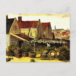 Carte Postale Poisson Grange de séchage par Vincent van Gogh