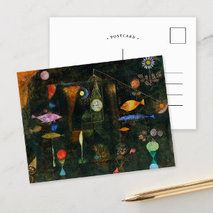 Carte Postale Poisson magique   Paul Klee