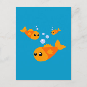 Carte Postale Poisson mignon