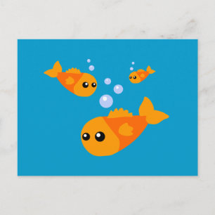 Carte Postale Poisson mignon