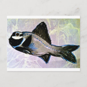 Carte Postale Poisson phare