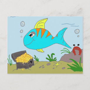Carte Postale Poisson PostCard