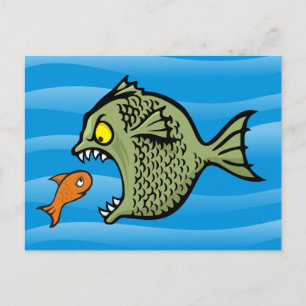 Carte Postale Poisson taupe