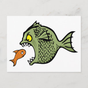 Carte Postale Poisson taupe