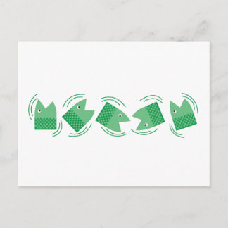 Carte Postale Poissons