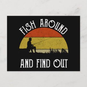 Carte Postale Poissons Autour Et Découvrez