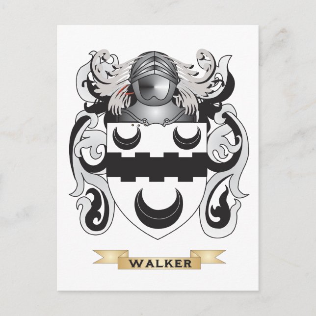Carte Postale Poitrine familiale Walker (armoiries) (Devant)