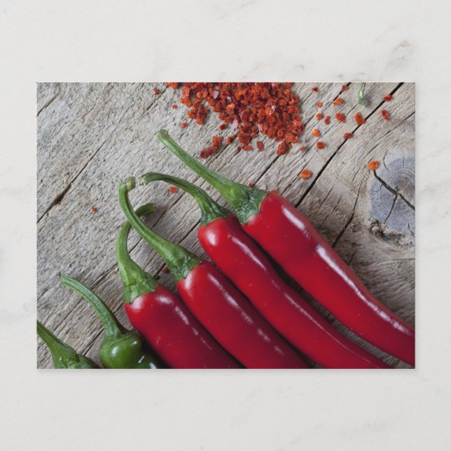 Carte Postale Poivre rouge chili (Devant)