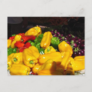 Carte postale - Poivrons jaunes