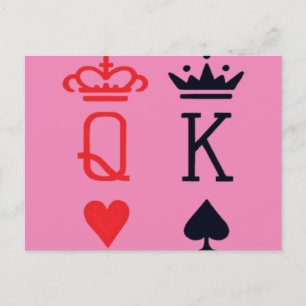 Carte Postale Poker King 