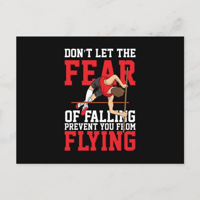 Carte Postale Pole Vaulting Sport (Devant)