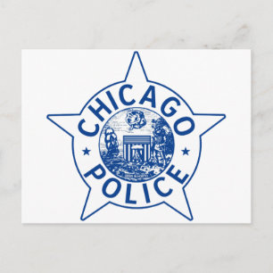 Carte Postale Police de Chicago (VINTAGE)