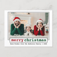 Police de machine à écrire tendance Joyeux Noël Ph