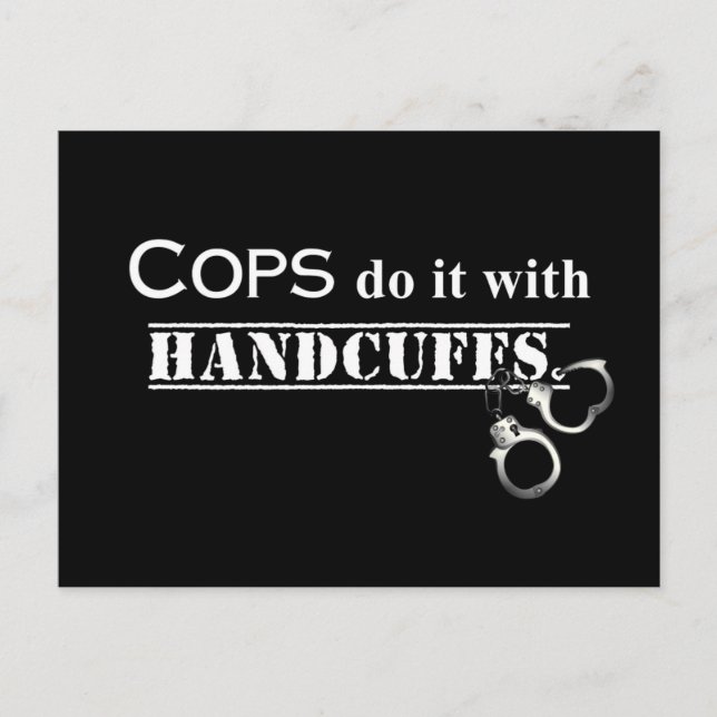 Carte Postale Police do it ! Funny (Devant)
