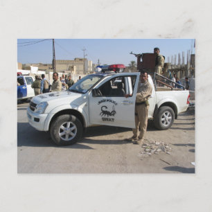 Carte Postale Police irakienne