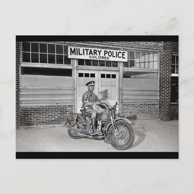 Carte Postale Police militaire africaine (Devant)