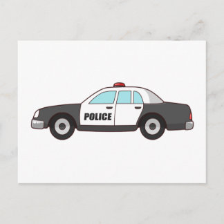 Carte Postale Police patrouille de la protection des voitures Se