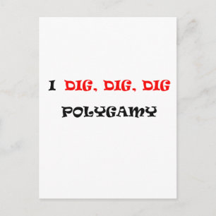CARTE POSTALE POLIGAMIE