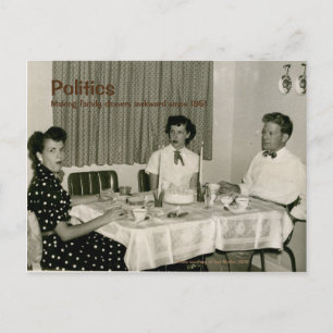 Carte postale Politique rétro