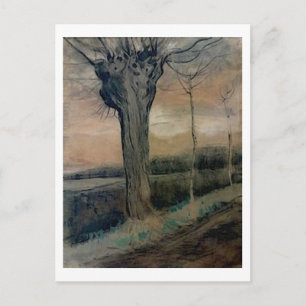 Carte Postale Pollard Willow Van Gogh Peinture fine art