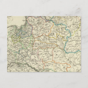 Carte Postale Pologne et Lituanie 1386-1572