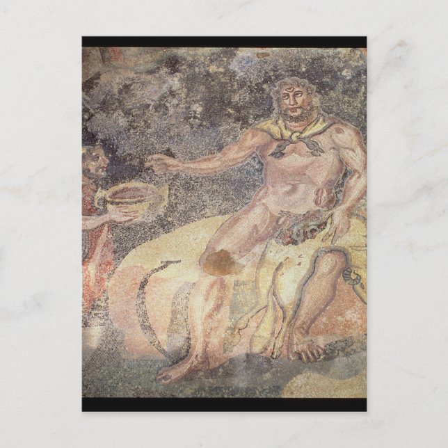 Carte Postale Polyphémère les Cyclopes, mosaïque romaine (Devant)