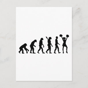 Carte Postale Pom-pom girl d'évolution