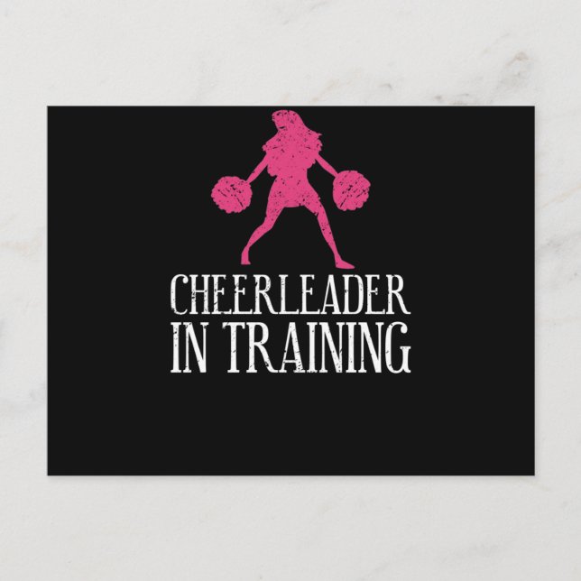 Carte Postale Pom-pom girl En Formation Cheerleader Sport Train (Devant)