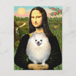 Carte Postale Pomeranian (crème) - Mona Lisa