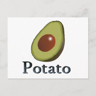 Carte Postale Pomme de terre