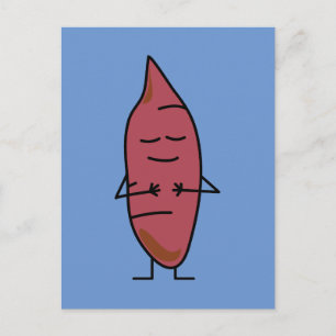 Carte Postale Pomme de terre douce Yam Yams Pommes de terre rôti