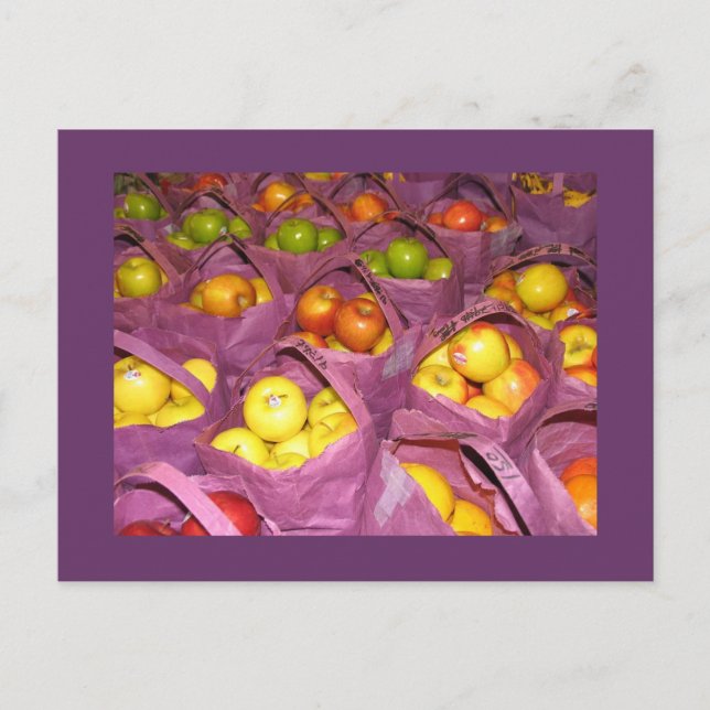 Carte Postale Pommes (Devant)