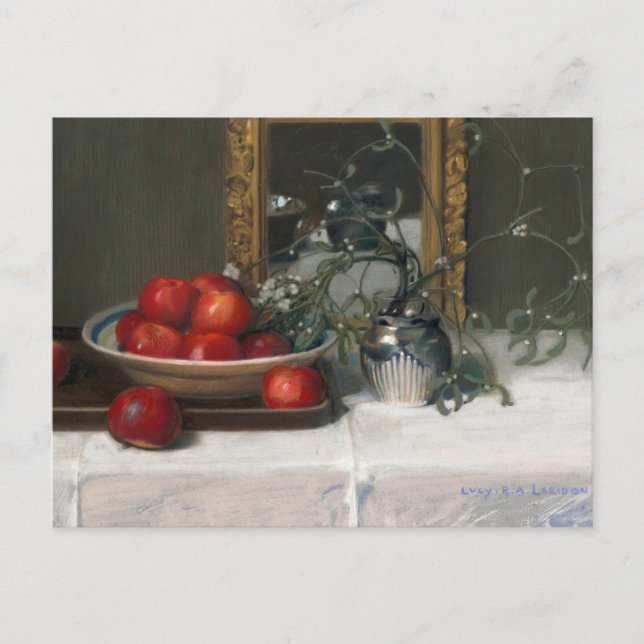 Carte Postale Pommes et Gui | Lucie R. A. Laridon (Devant)