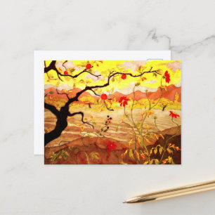 Carte Postale Pommier aux fruits rouges par Paul Ranson