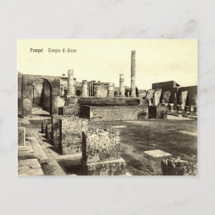 Carte Postale Pompéi, Temple de Jupiter