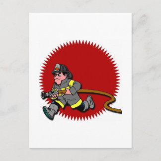 Carte Postale Pompier