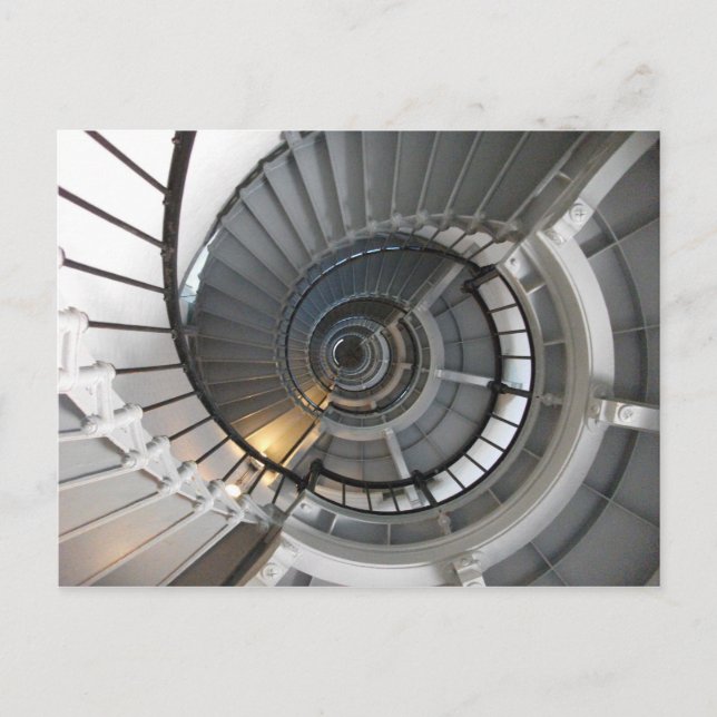 Carte Postale Ponce de Leon Inlet Lumière, Escalier, Floride (Devant)