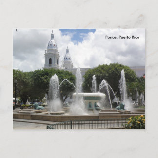 Carte Postale ponceplaza (3), Ponce, Porto Rico