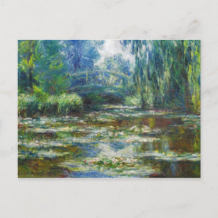 Carte Postale Pond et pont japonais Monet Art