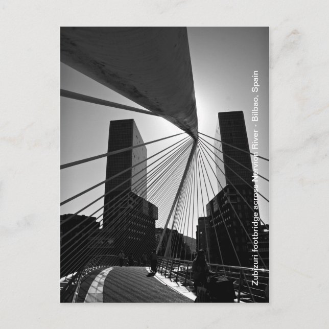 Carte Postale Pont à Bilbao (Devant)