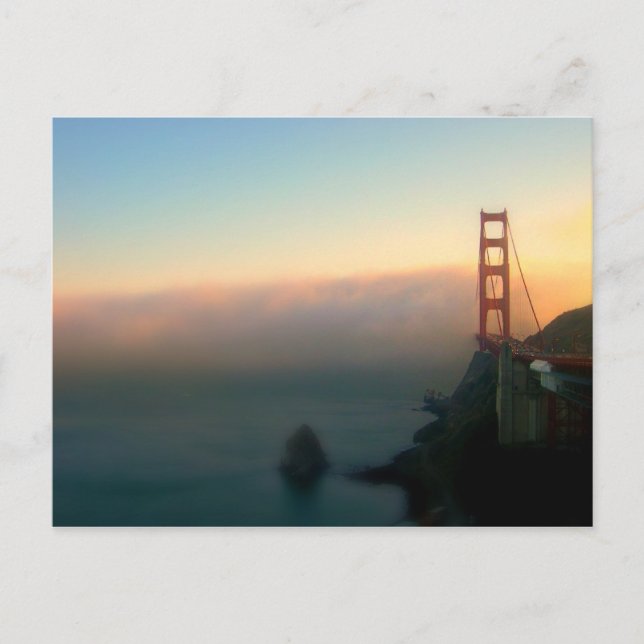 Carte Postale Pont à Sunset (Devant)