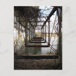 Carte Postale Pont abandonné sur Belle Isle