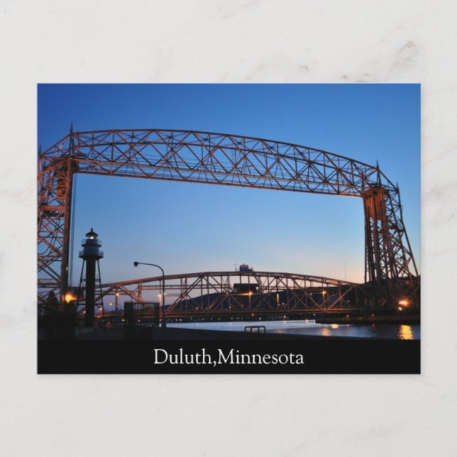 Carte Postale Pont Aérien Duluth Minnesota (Devant)
