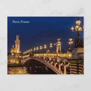 Carte Postale Pont Alexander III Paris